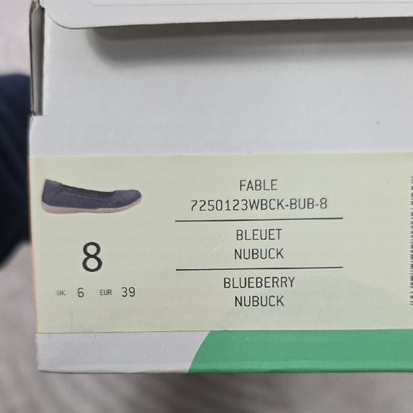 Earth Origins Women's Navy Flats - Picture 3 of 13